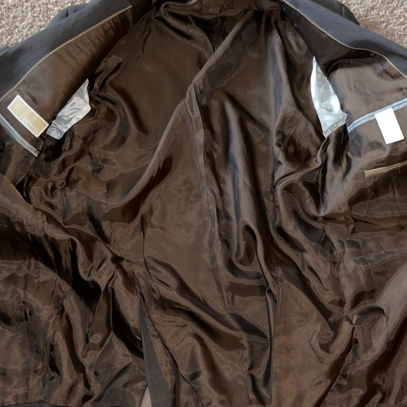 Michael Kors dark gray suit jacket 40R - Picture 4 of 6